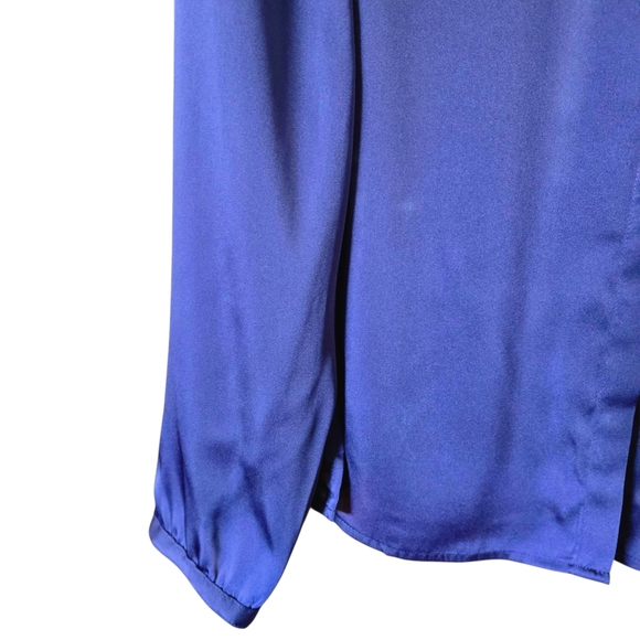 Liz Claiborne Royal Blue Blouse - Picture 4 of 7